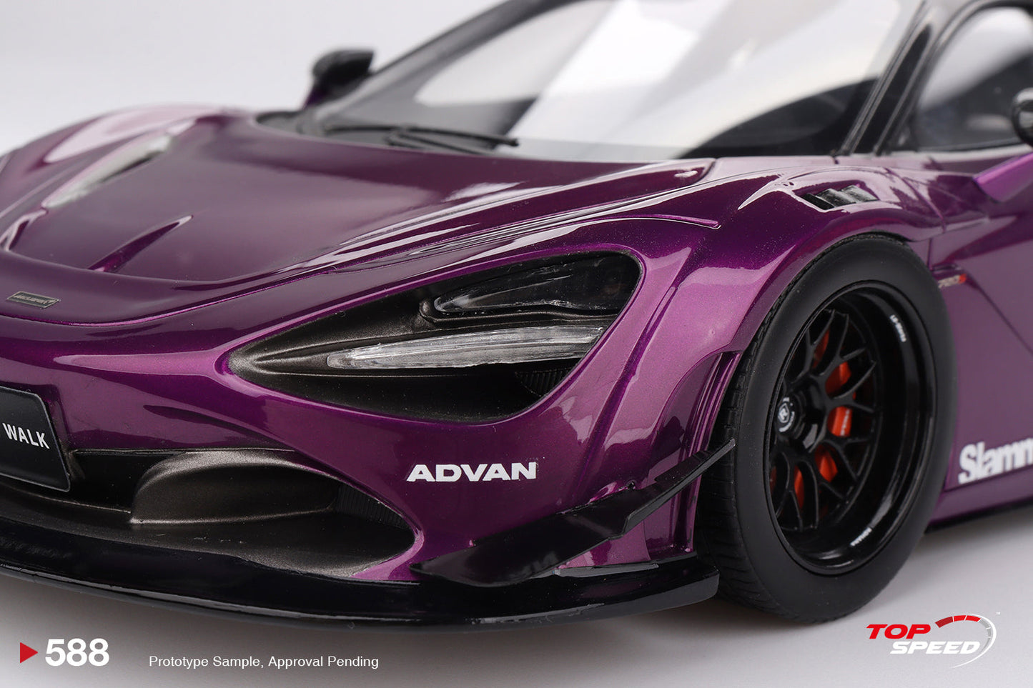 Topspeed Mclaren 720S LB-Works Purple Metallic 1:18