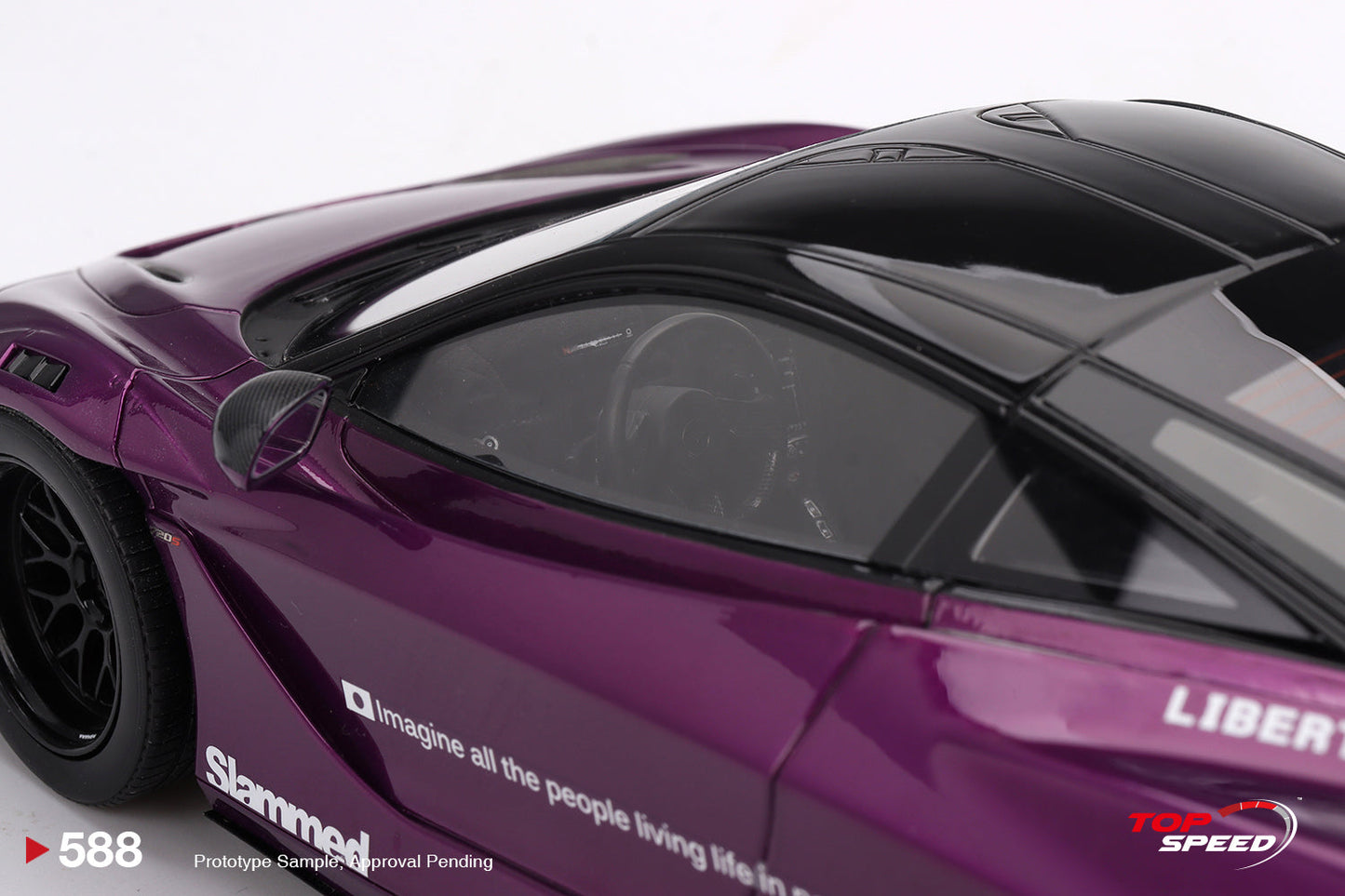 Topspeed Mclaren 720S LB-Works Purple Metallic 1:18
