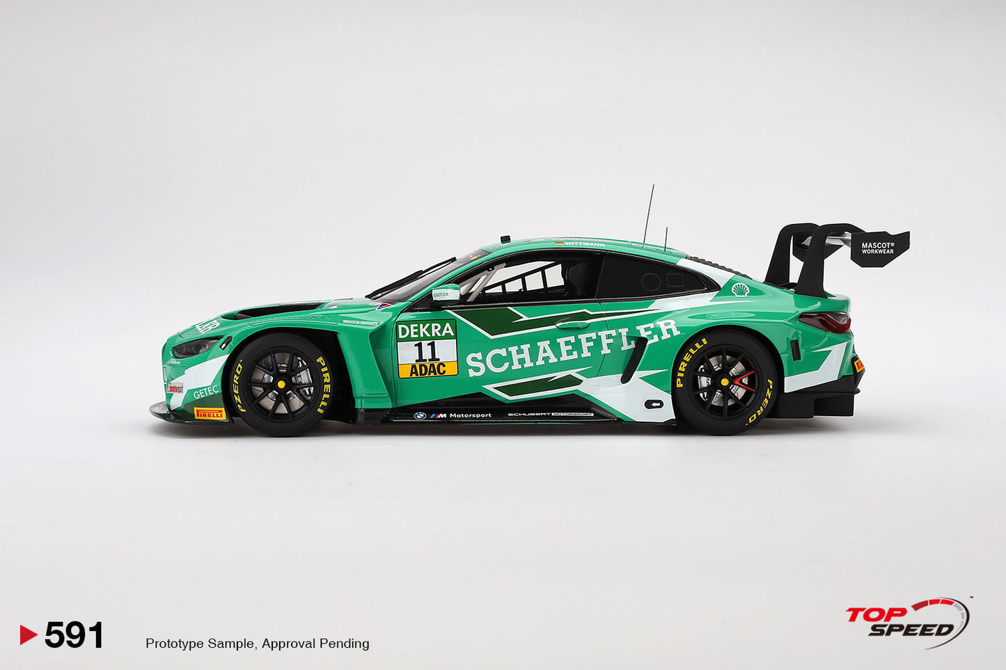 Topspeed BMW M4 GT3 #11 Schubert Motorsport 2024 DTM Green 1:18