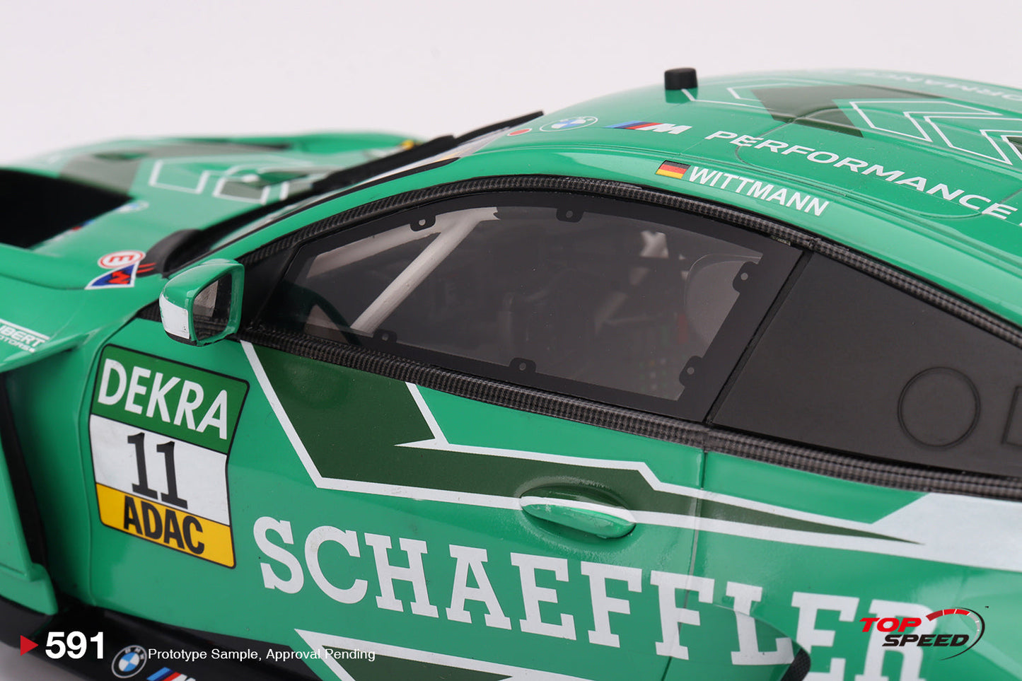 Topspeed BMW M4 GT3 #11 Schubert Motorsport 2024 DTM Green 1:18