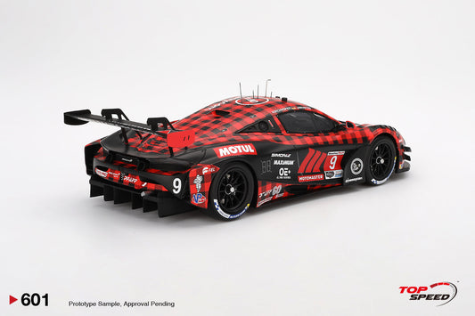 STM Diecast Topspeed Mclaren 720S GT3 EVO #9 Pfaff Motorsport Plaid 2024 IMSA Chevrolet Grand...
