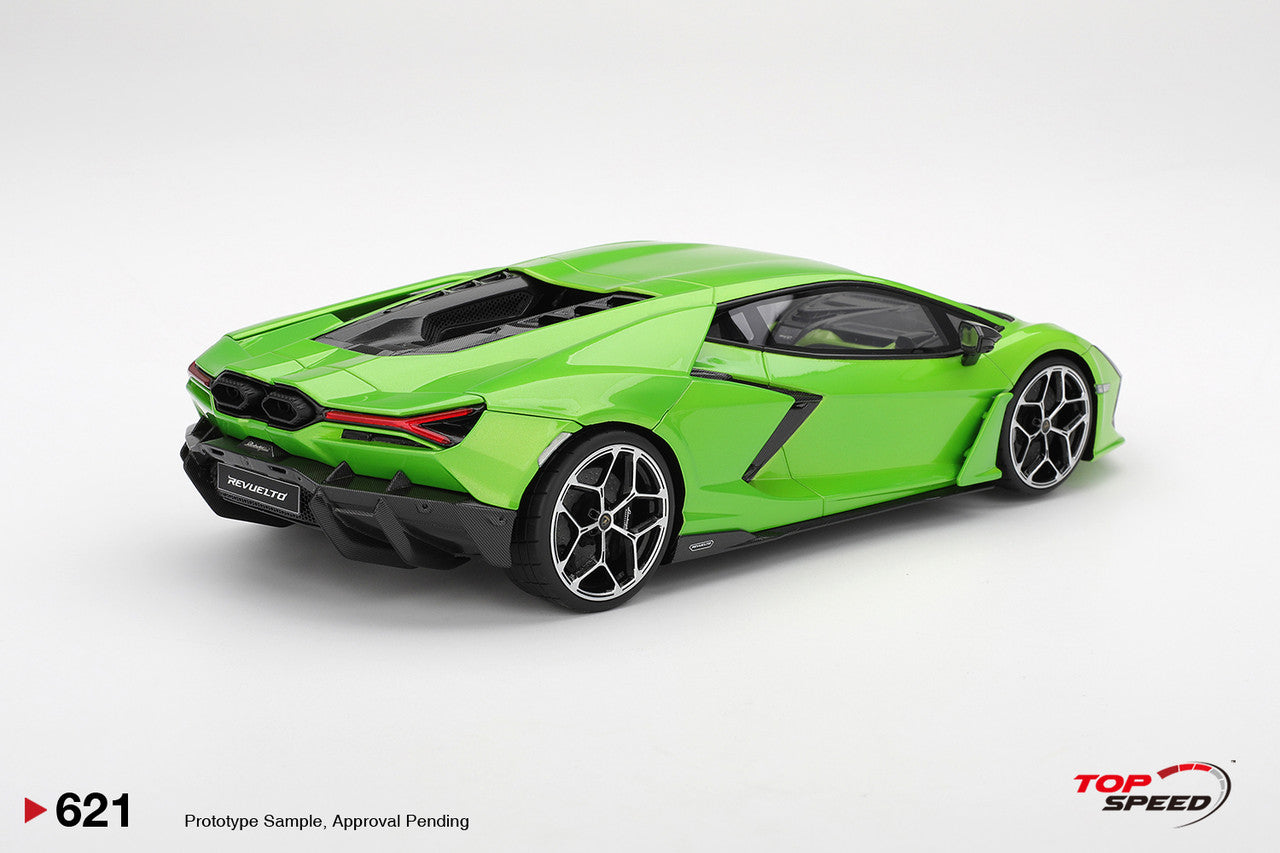 Topspeed Lamborghini Revuelto Verde Selvans (Green Metallic) 1:18