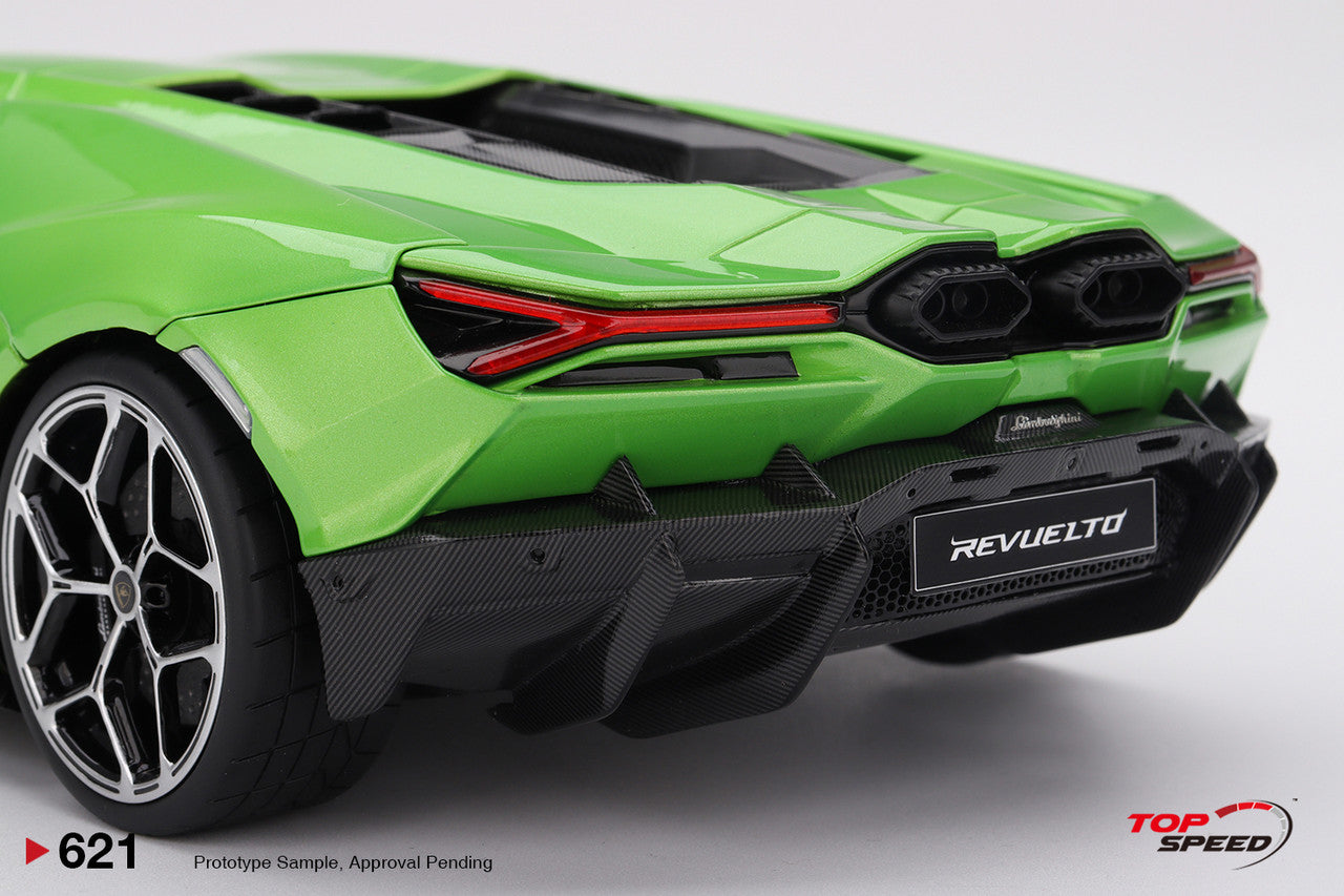 Topspeed Lamborghini Revuelto Verde Selvans (Green Metallic) 1:18
