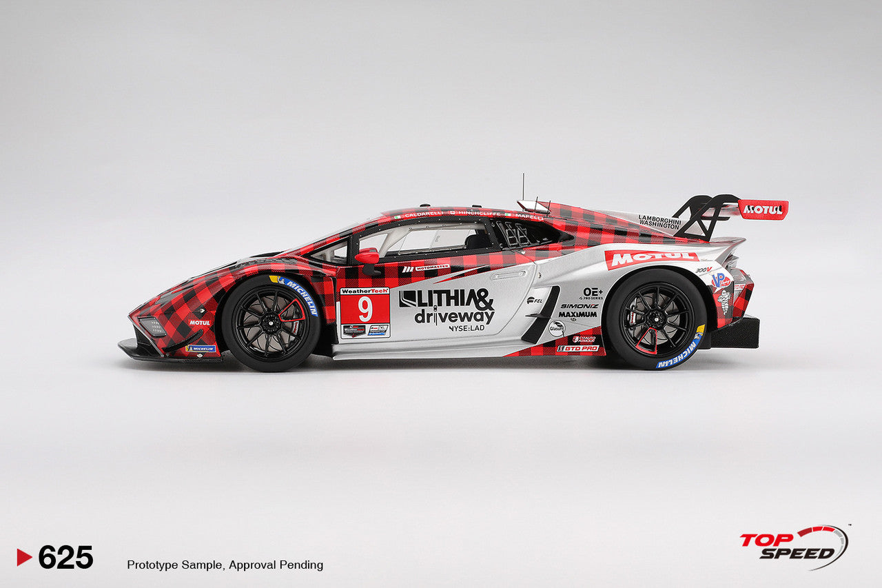 Topspeed Lamborghini Huracan GT3 EVO2 #9 Pfaff Motorsports 12hrs Sebring 2025 1:18