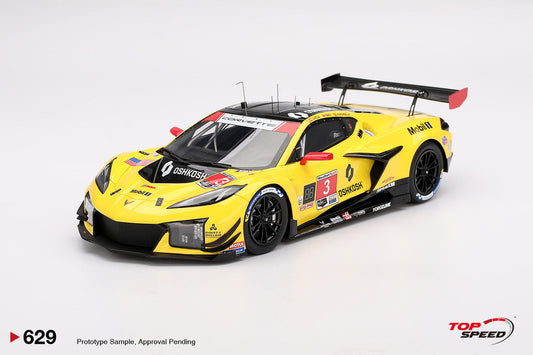 STM Diecast Topspeed Chevrolet Corvette C8 Z06 GT3.R #3 Corvette Racing by Pratt Miller...