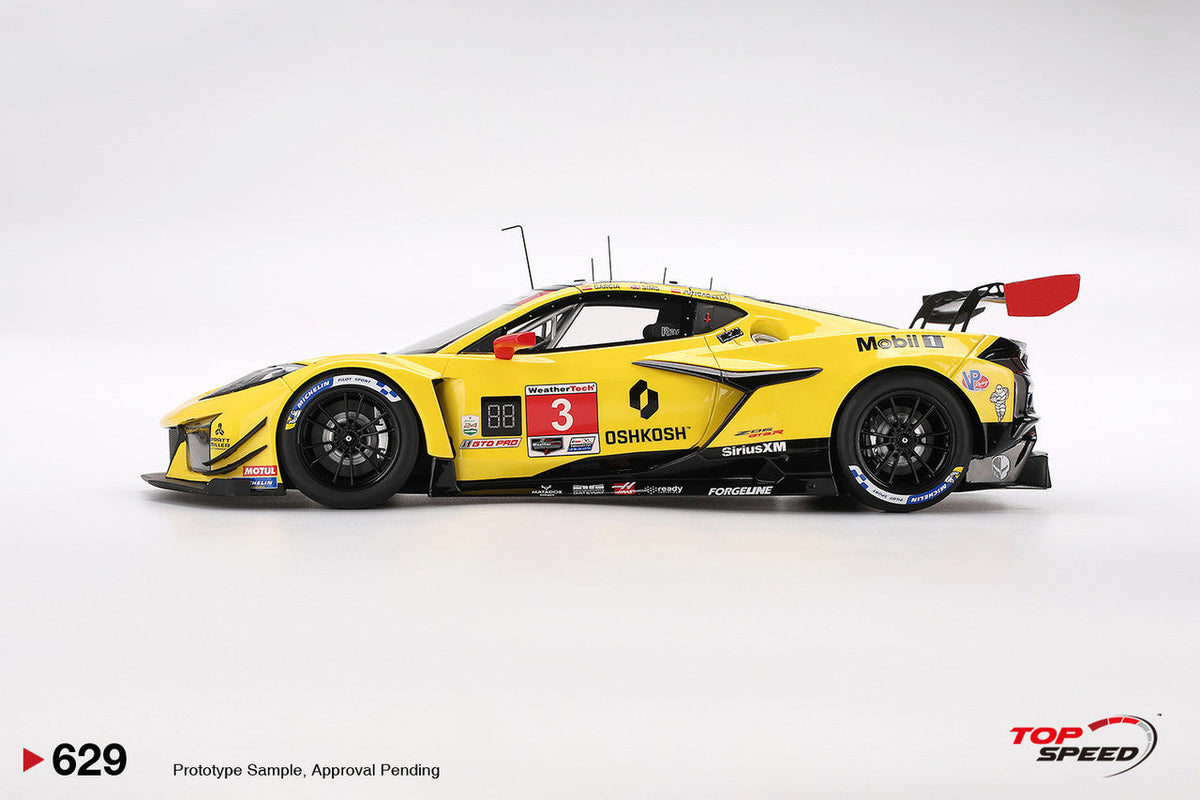 STM Diecast Topspeed Chevrolet Corvette C8 Z06 GT3.R #3 Corvette Racing by Pratt Miller...