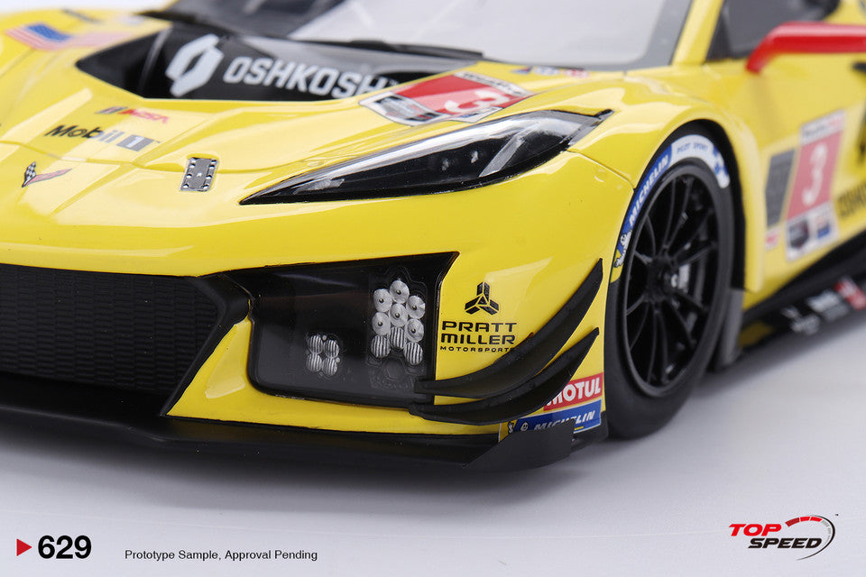 STM Diecast Topspeed Chevrolet Corvette C8 Z06 GT3.R #3 Corvette Racing by Pratt Miller...
