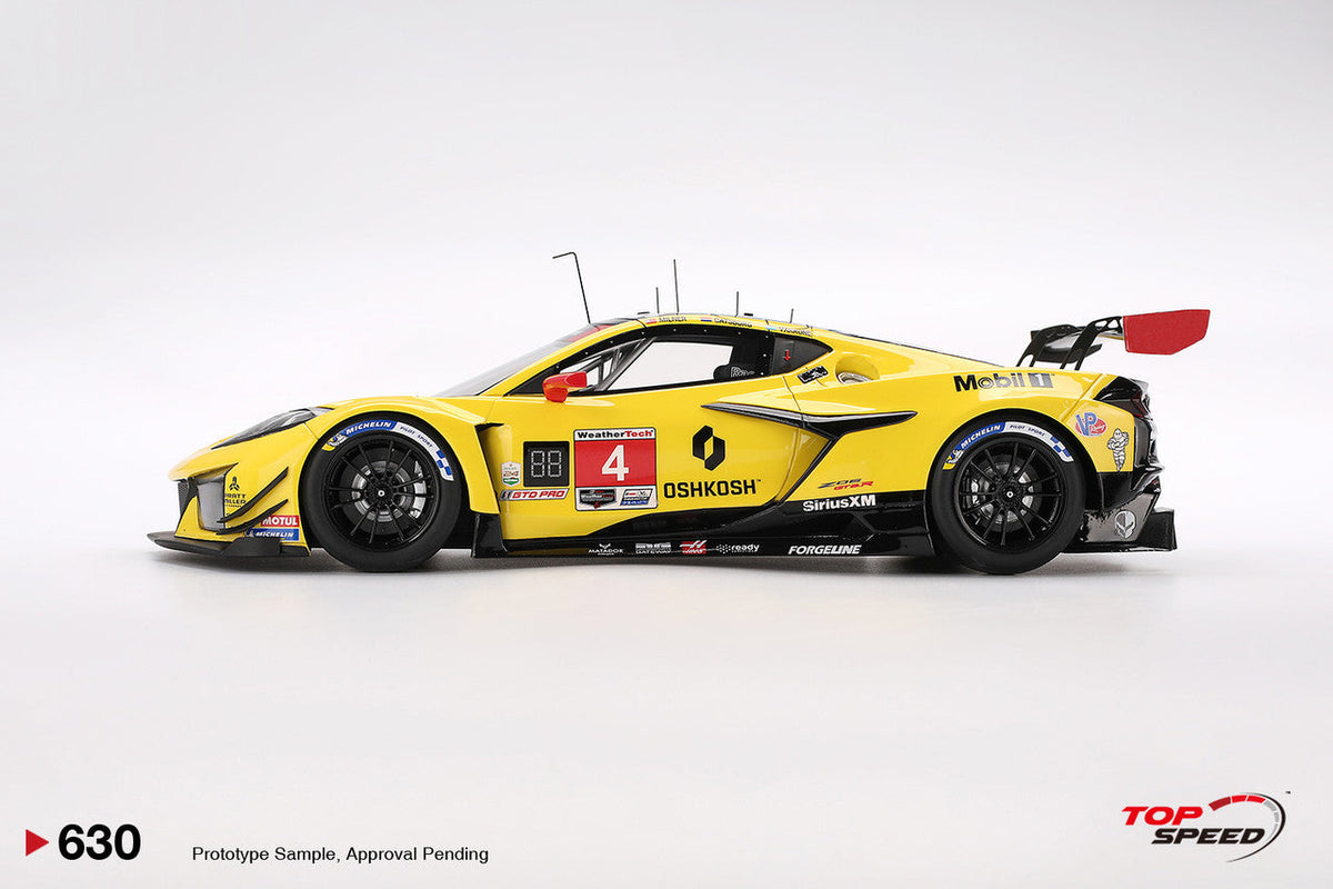 STM Diecast Topspeed Chevrolet Corvette C8 Z06 GT3.R #4 Corvette Racing by Pratt Miller...