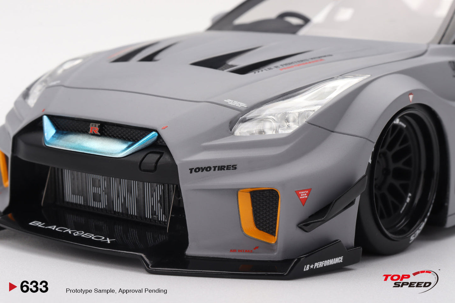 Topspeed Nissan LB-Silhouette WORKS GTR 35GT-RR Ver 1 Matte Grey 1:18