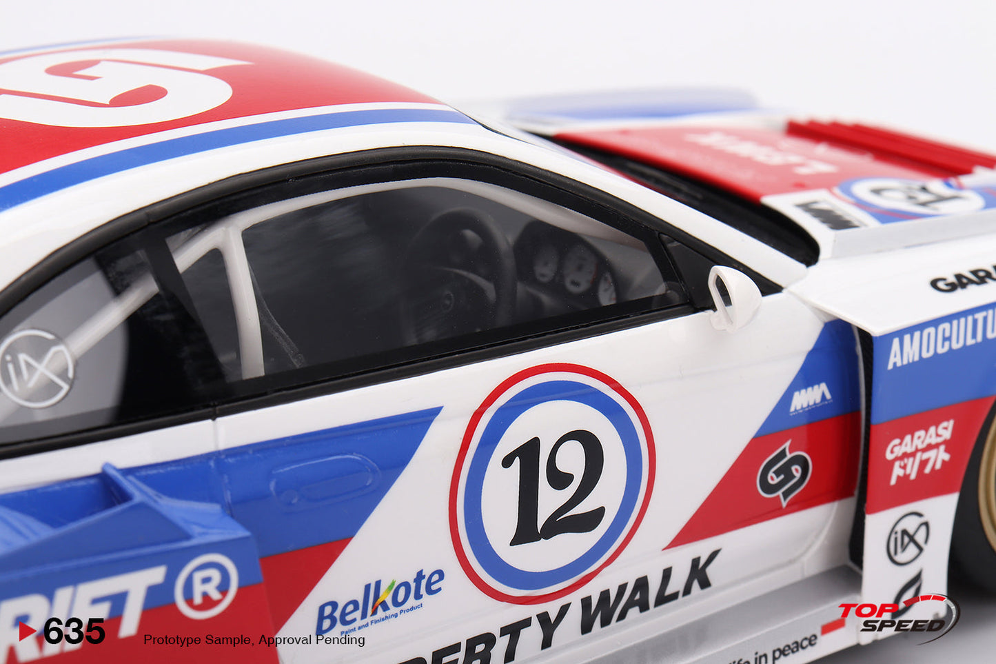 Topspeed Nissan LB-Super Silhouette S15 SILVIA Garasidrift LBWK 2025 White 1:18