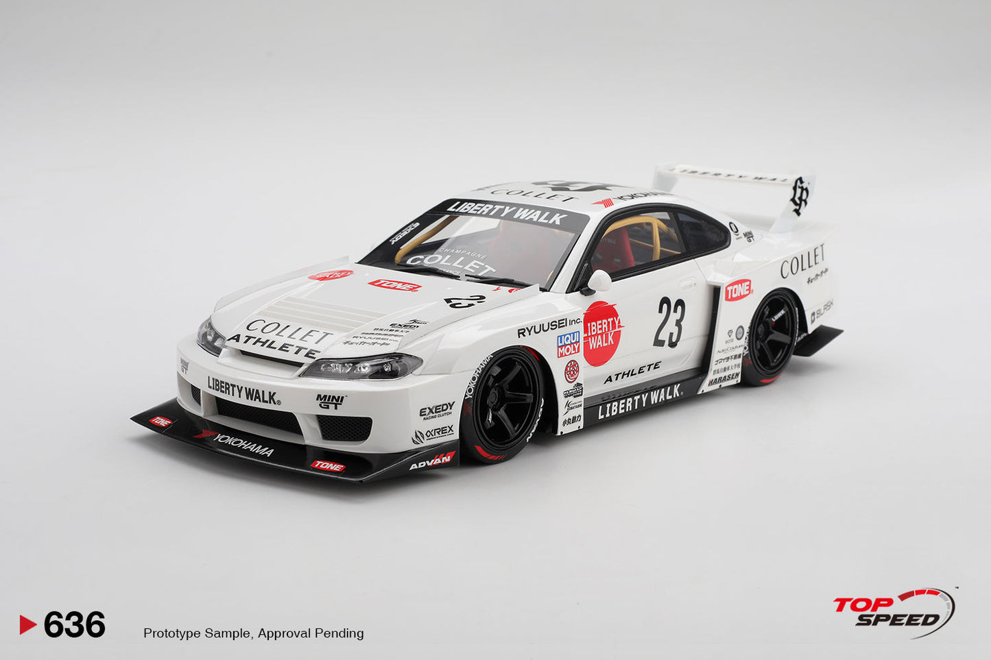 Topspeed Nissan Silvia (S15) #23 LB-Super Silhouette ATHLETE LBWK 1:18