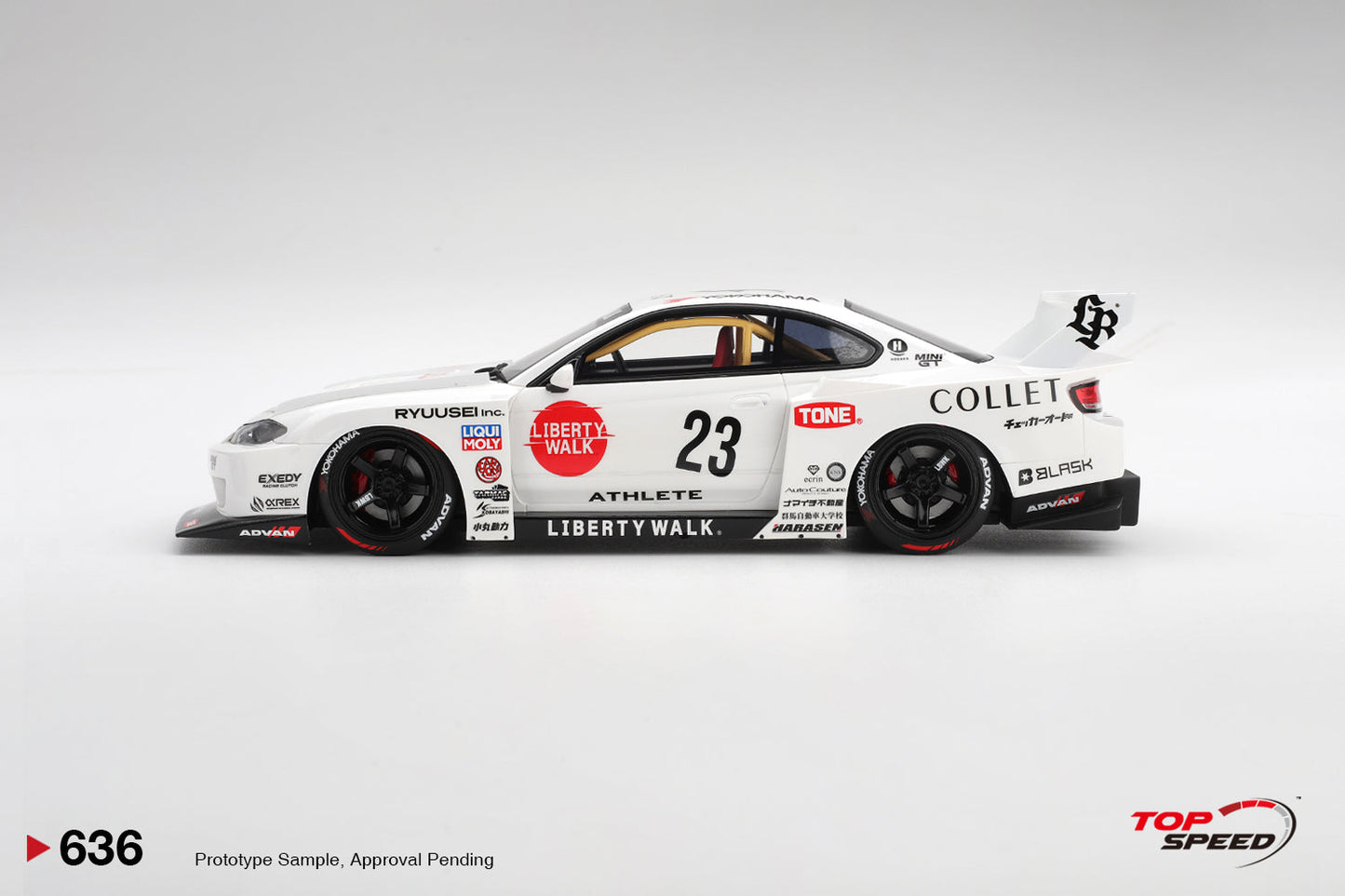 Topspeed Nissan Silvia (S15) #23 LB-Super Silhouette ATHLETE LBWK 1:18