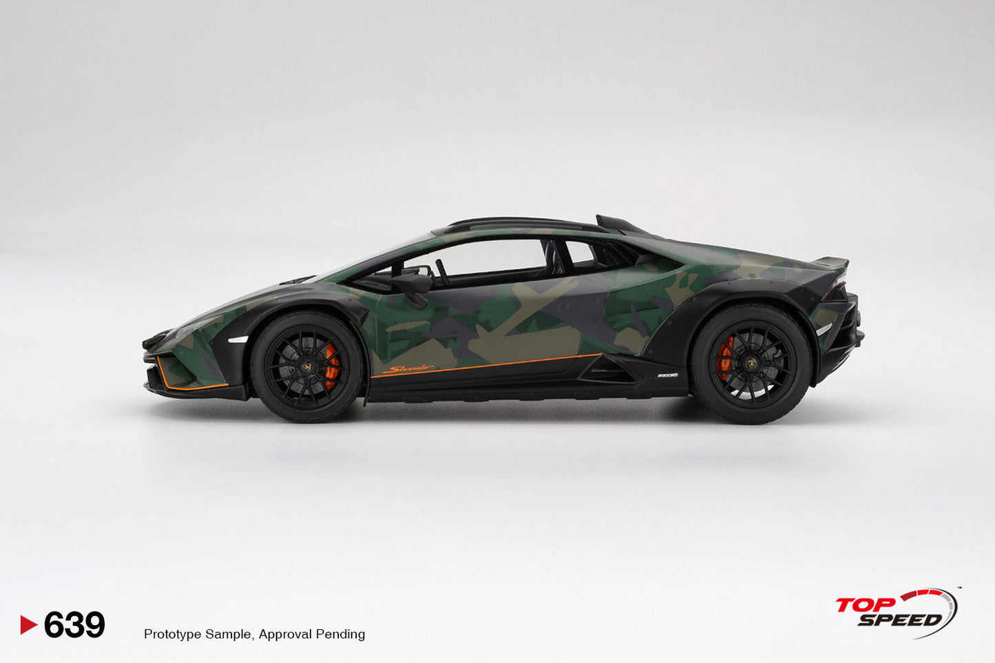 Topspeed Lamborghini Huracan Sterrato All Terrain "BOSCO" Army Livery 1:18