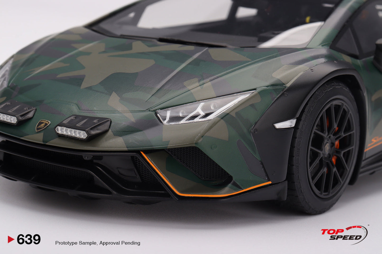 Topspeed Lamborghini Huracan Sterrato All Terrain "BOSCO" Army Livery 1:18