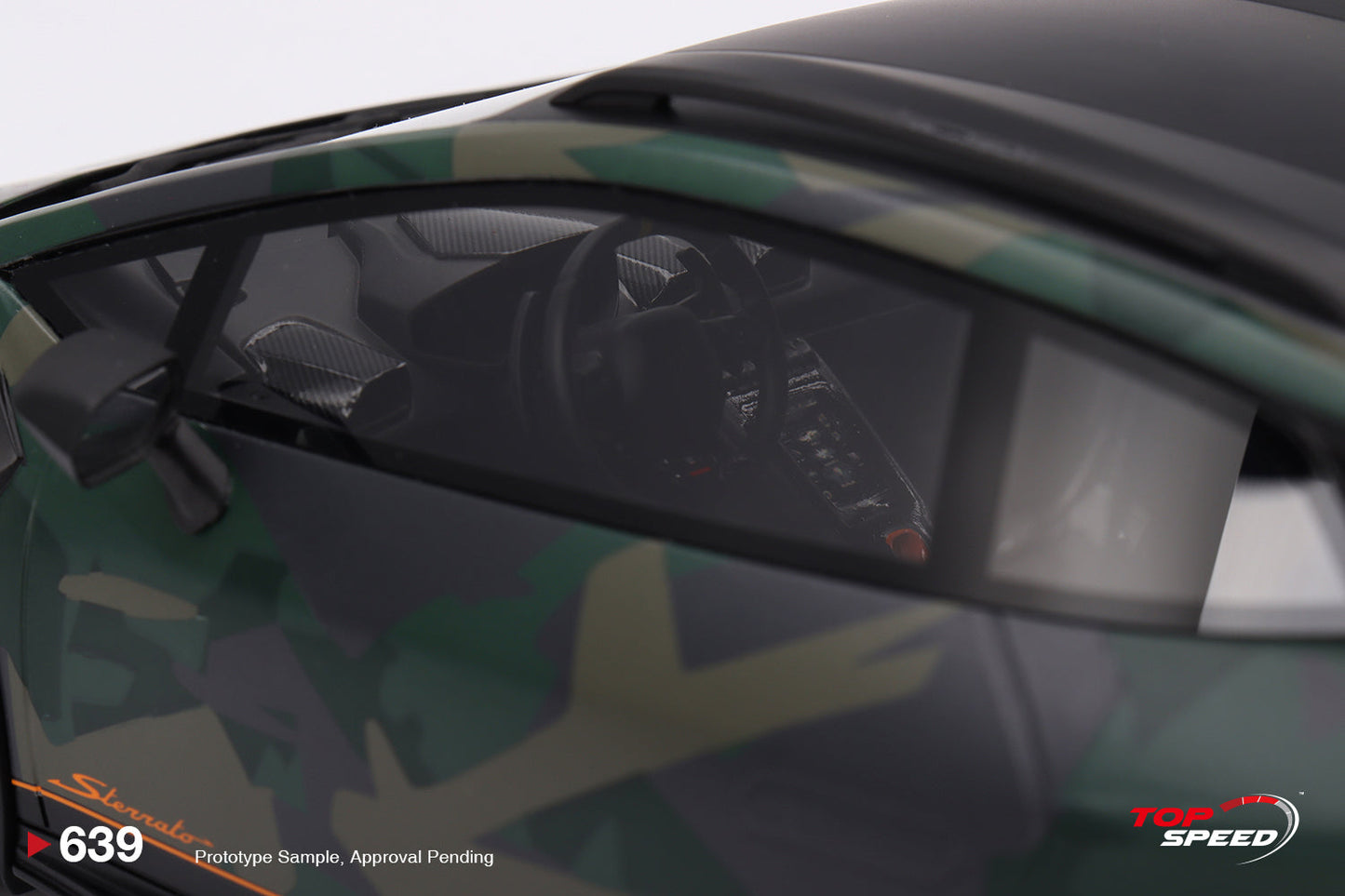Topspeed Lamborghini Huracan Sterrato All Terrain "BOSCO" Army Livery 1:18