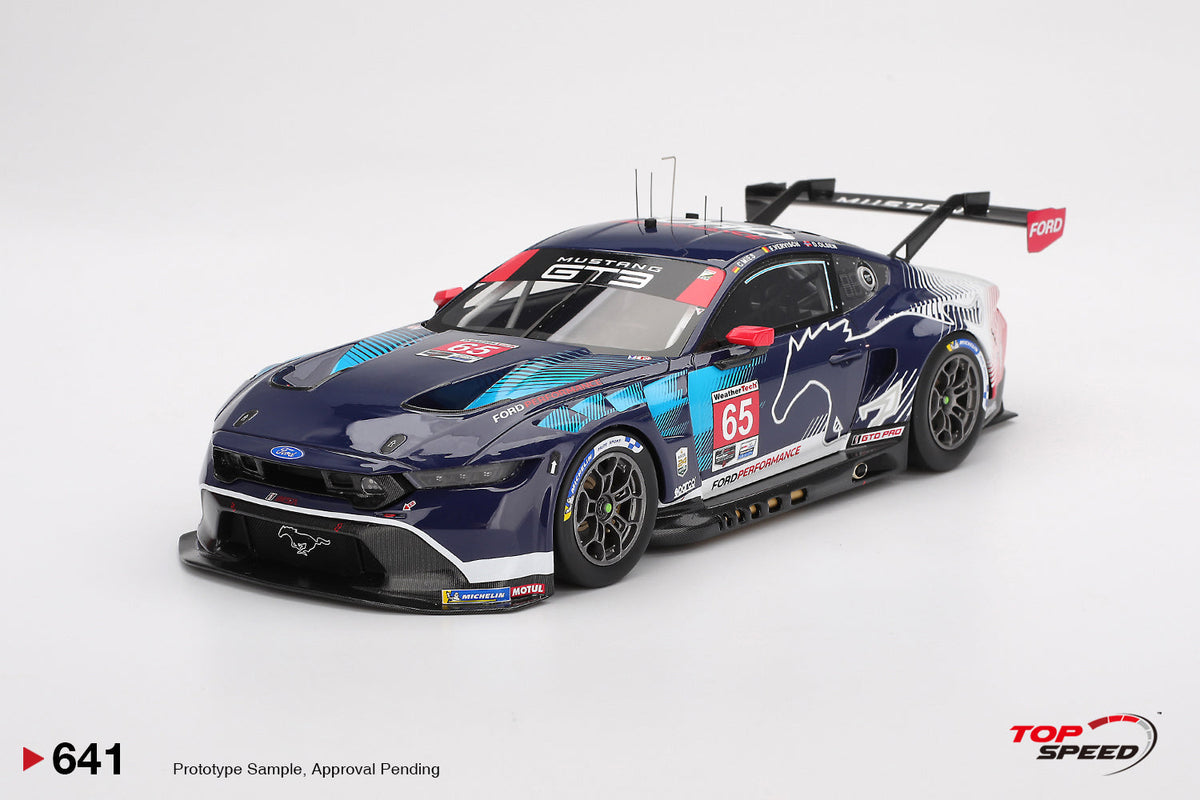 STM Diecast Topspeed Ford Mustang GT3 #65 Ford Multimatic Motorsports 2025 Winner IMSA Daytona...