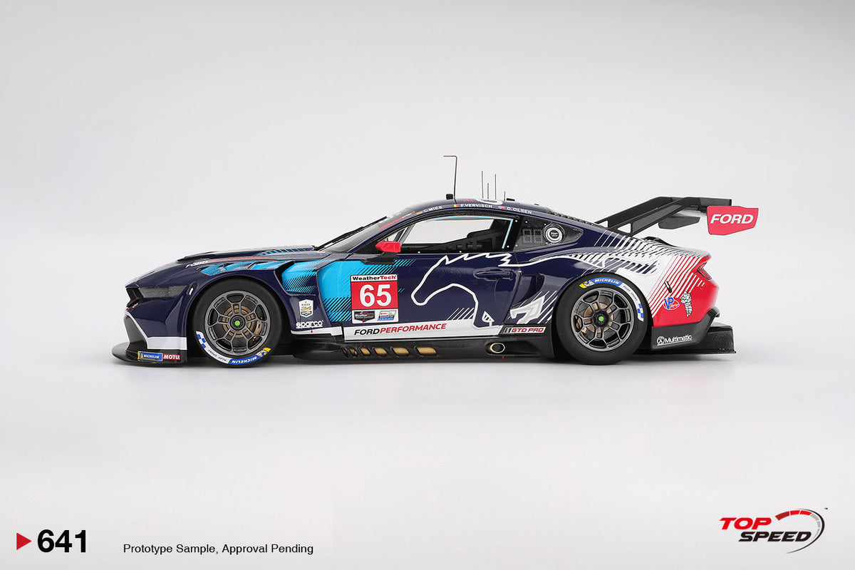 STM Diecast Topspeed Ford Mustang GT3 #65 Ford Multimatic Motorsports 2025 Winner IMSA Daytona...