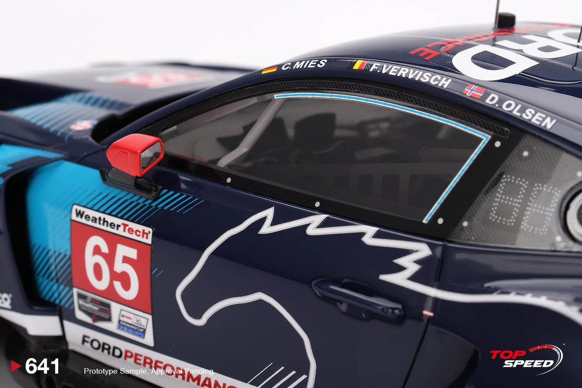 STM Diecast Topspeed Ford Mustang GT3 #65 Ford Multimatic Motorsports 2025 Winner IMSA Daytona...