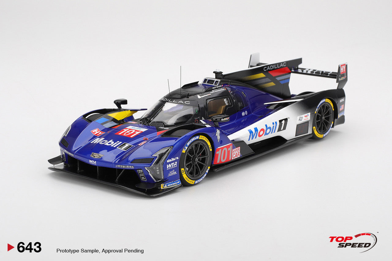 Topspeed Cadillac V-Series.R #101 Wayne Taylor Racing 2025 IMSA Le Mans 24hrs 1:18
