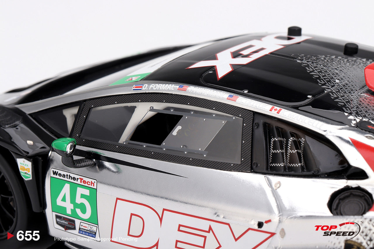 Topspeed Lamborghini Huracan GT3 EVO2 #45 DEX Wayne Taylor Racing IMSA 2025 Daytona 24hrs 1:18