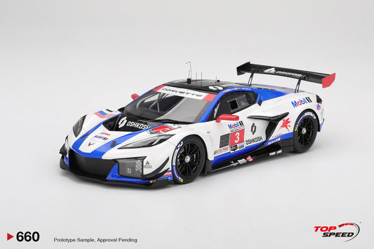 STM Diecast Topspeed Chevrolet Corvette C8 Z06 GT3.R #3 Corvette Racing by Pratt Miller...