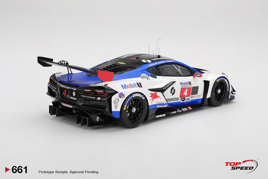 STM Diecast Topspeed Chevrolet Corvette C8 Z06 GT3.R #4 Corvette Racing by Pratt Miller...
