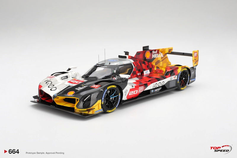 Topspeed BMW M Hybrid V8 #20 BMW M Team WRT 2025 IMSA Le Mans 24 Hrs 1:18