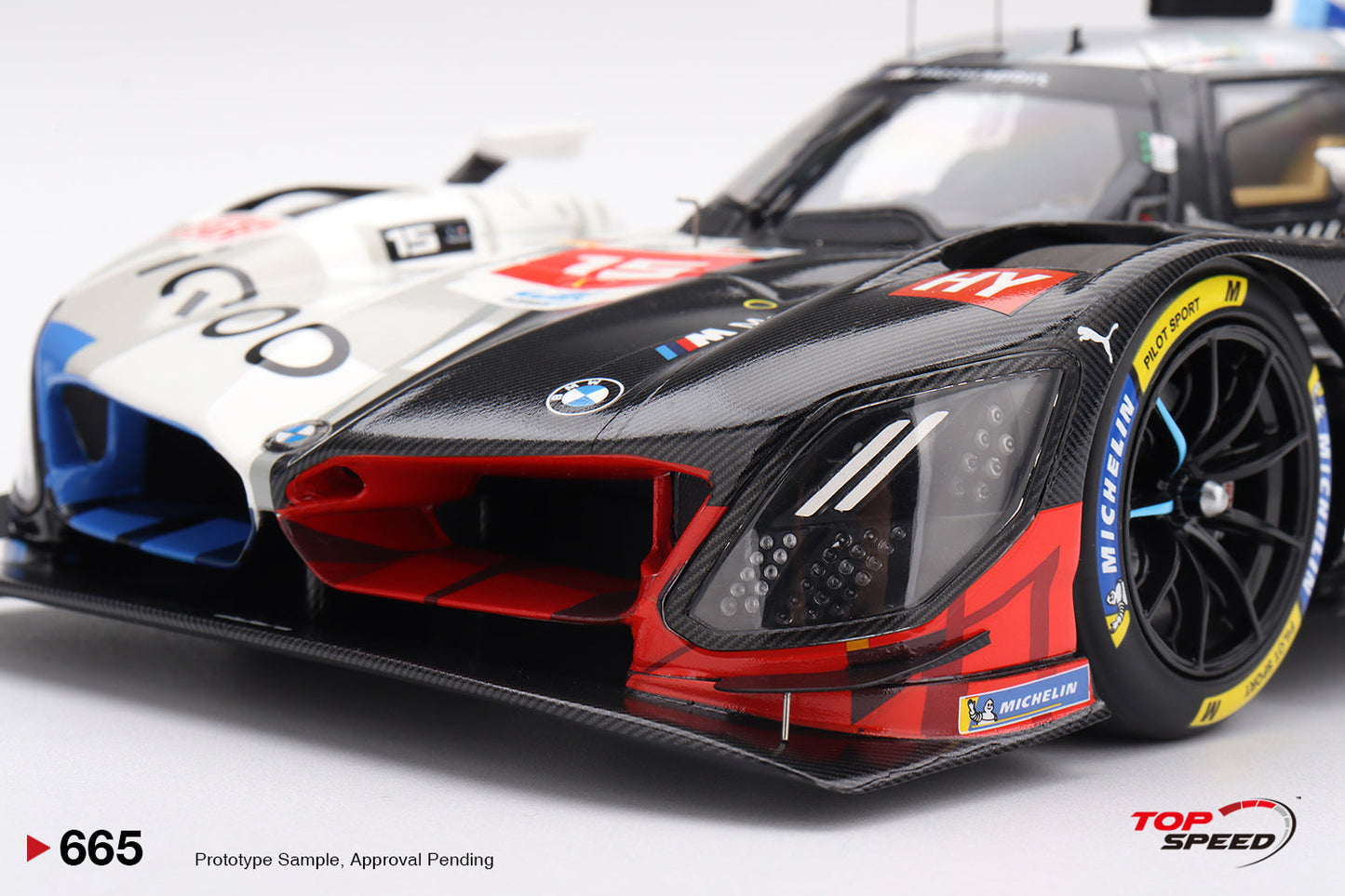 Topspeed BMW M Hybrid V8 #15 BMW M Team WRT 2025 IMSA Le Mans 24 Hrs 1:18