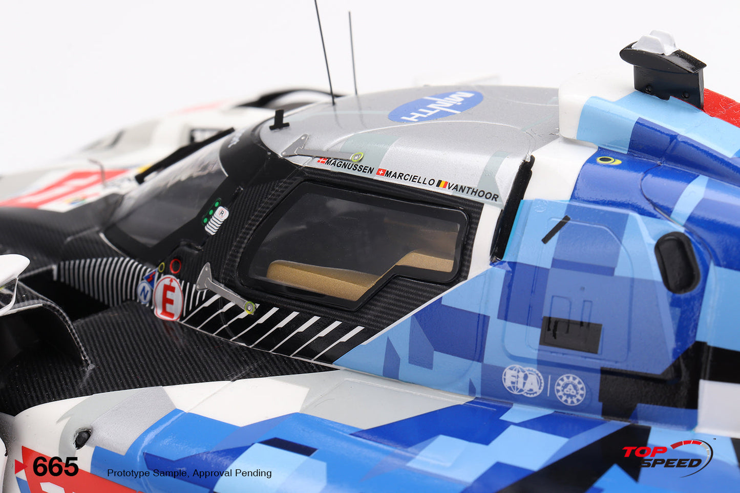 Topspeed BMW M Hybrid V8 #15 BMW M Team WRT 2025 IMSA Le Mans 24 Hrs 1:18