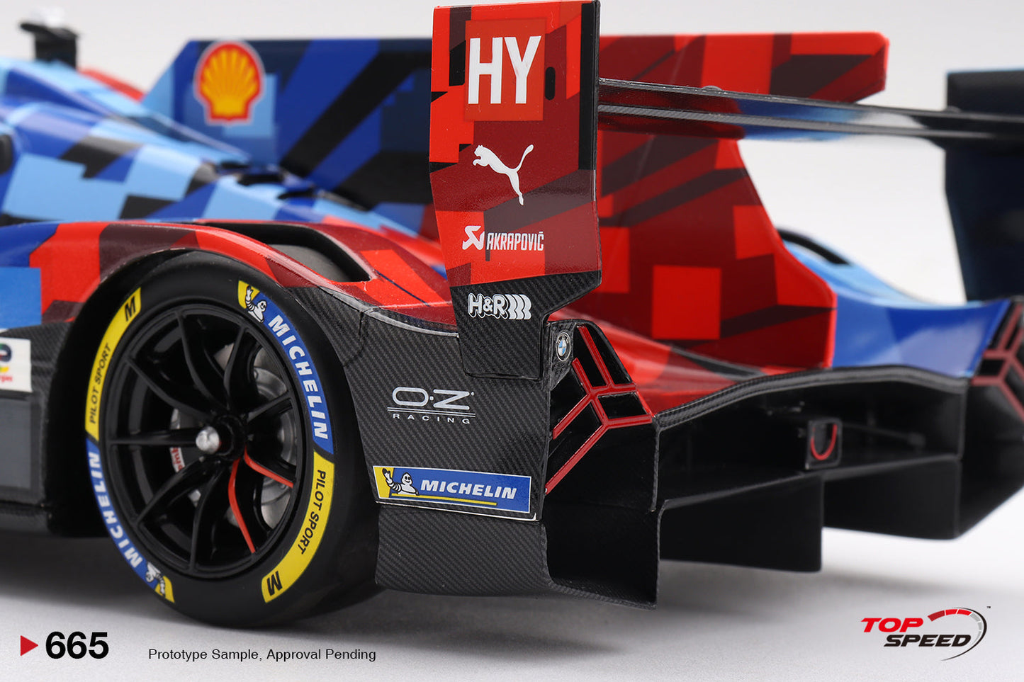 Topspeed BMW M Hybrid V8 #15 BMW M Team WRT 2025 IMSA Le Mans 24 Hrs 1:18