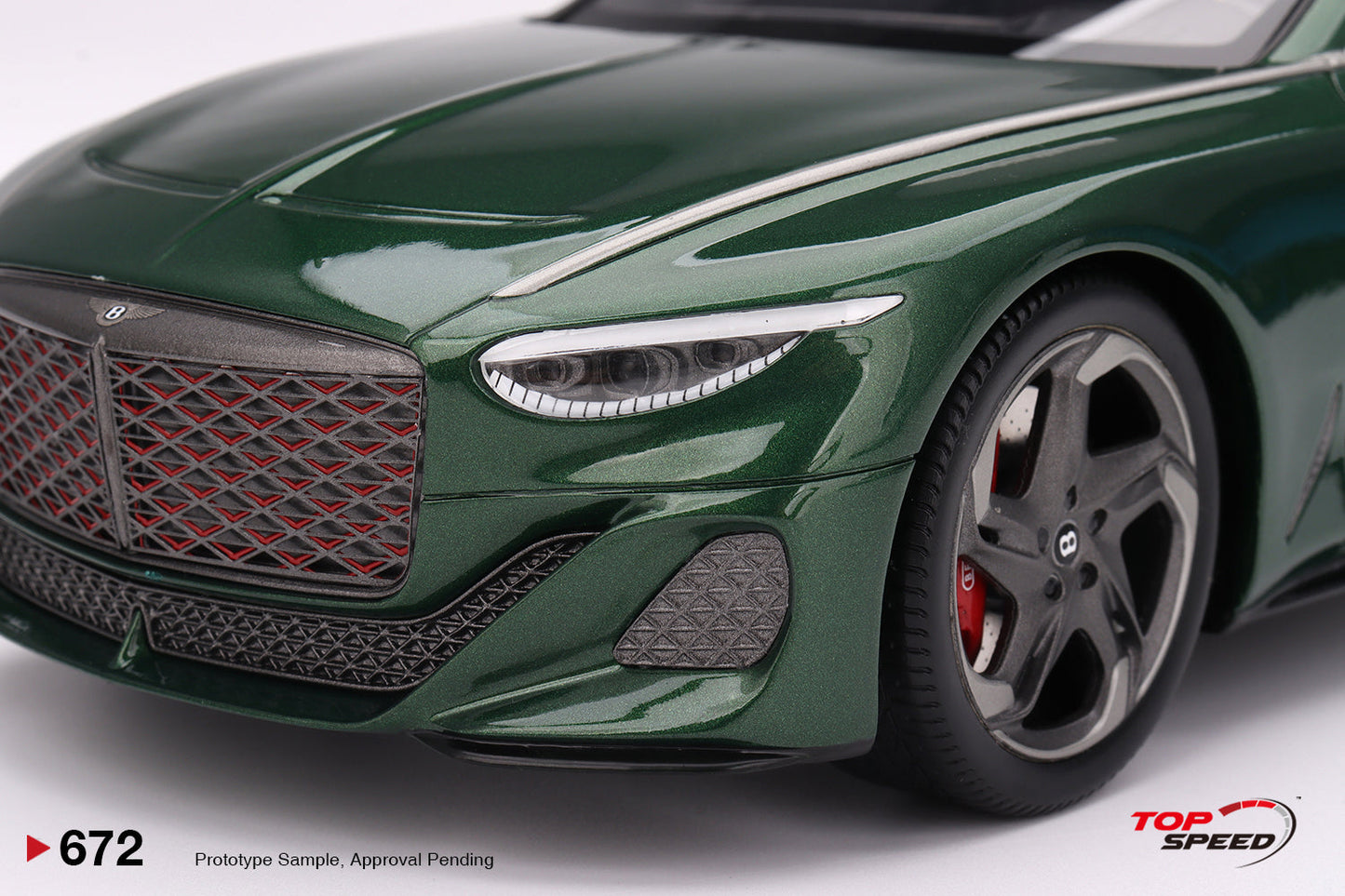 Topspeed Bentley Batur Bonneville Scarab Green 1:18