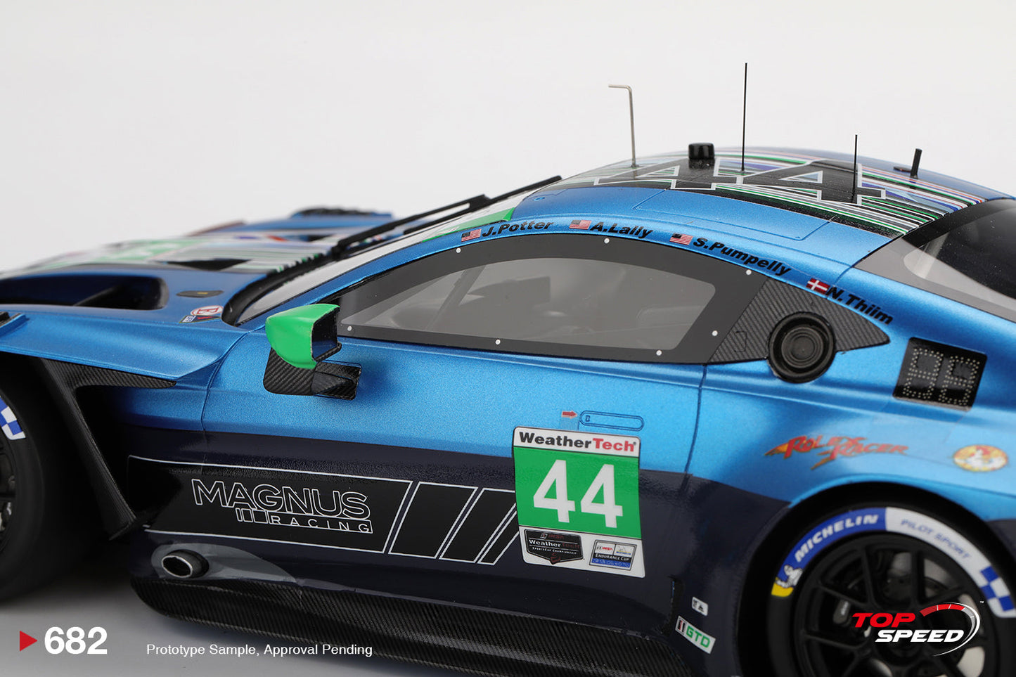 Topspeed Aston Martin Vantage GT3 EVO #44 Magnus Racing 2025 IMSA Daytona 24hrs 1:18