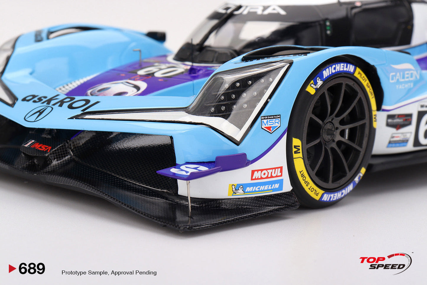 Topspeed Acura ARX-06 #60 Meyer Shank Racing IMSA 10th 2025 Sebring 12 Hrs 1:18