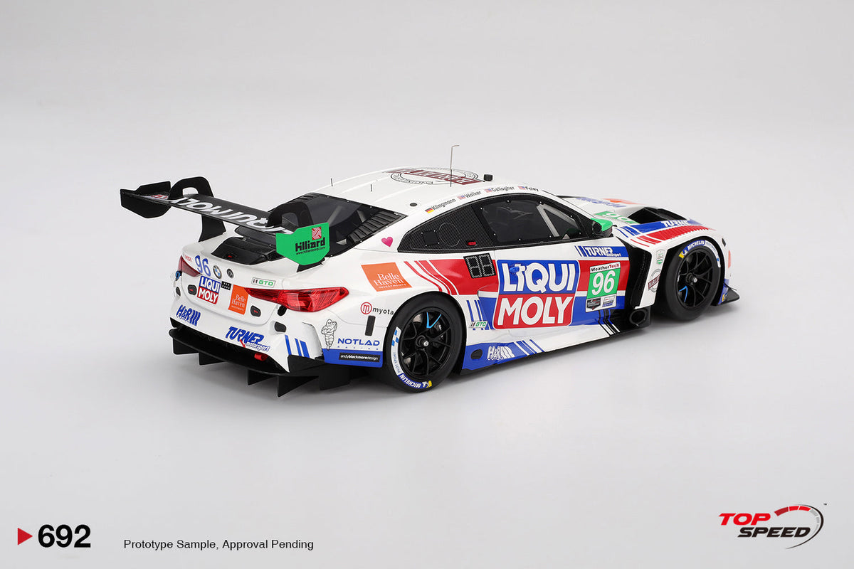 STM Diecast Topspeed BMW M4 GT3 #96 Turner Motorsport IMSA 2025 IMSA Daytona 24hrs 1:18 - View 2