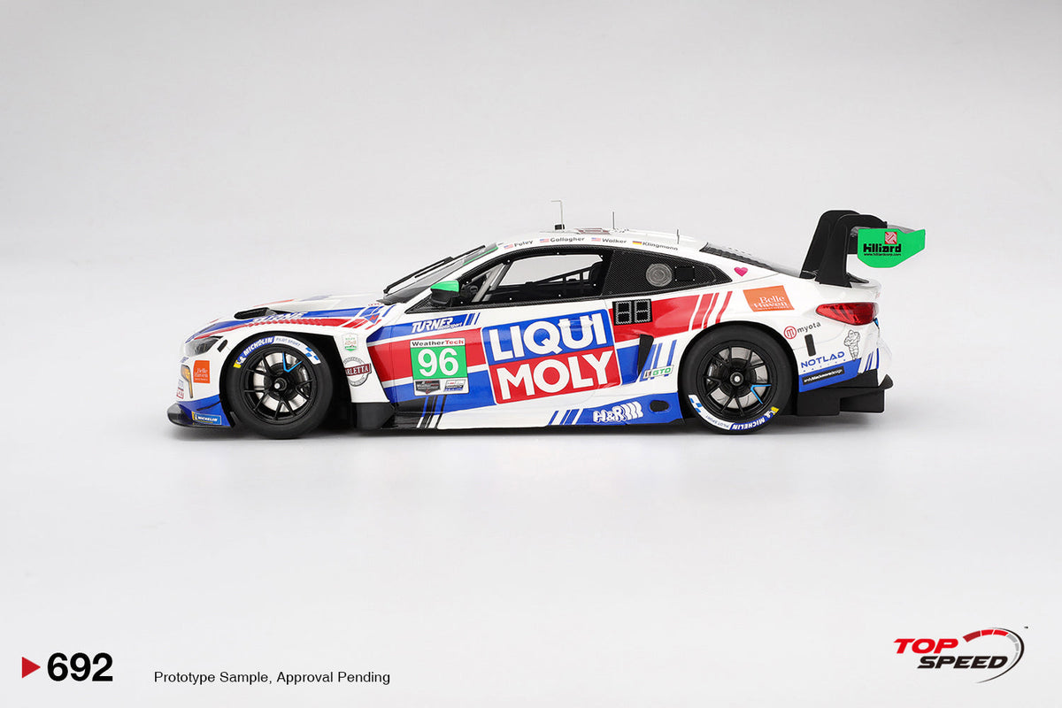 STM Diecast Topspeed BMW M4 GT3 #96 Turner Motorsport IMSA 2025 IMSA Daytona 24hrs 1:18 - View 3