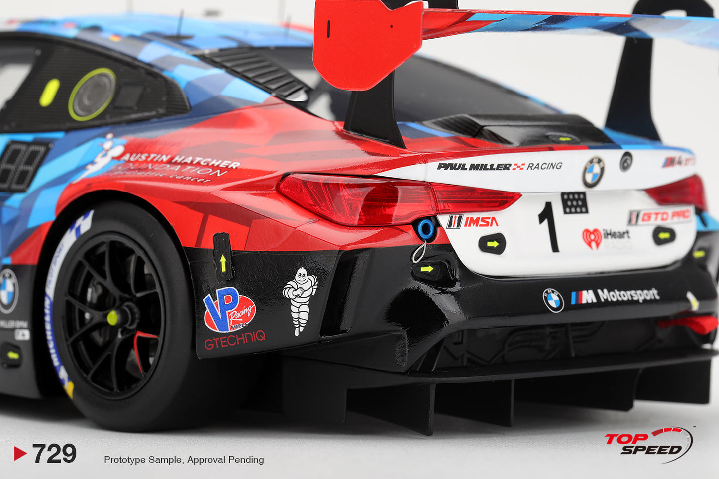 Topspeed BMW M4 GT3 #1 Paul Miller Racing IMSA 2026 IMSA Daytona 24hrs 1:18
