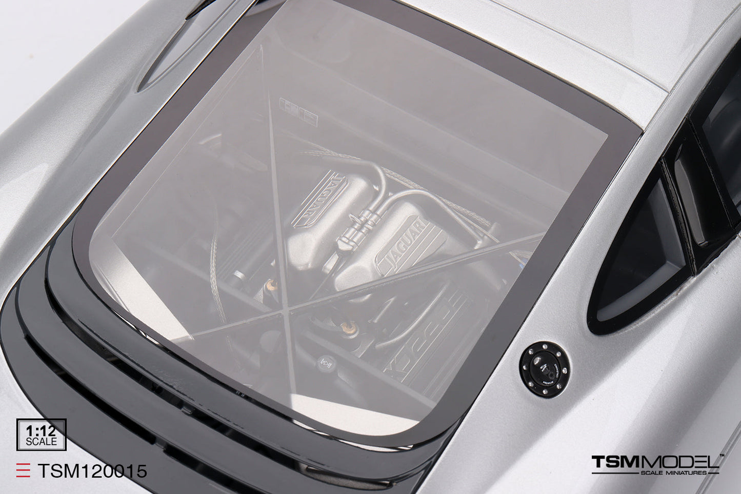 Topspeed Jaguar XJ220 Silver 1:12