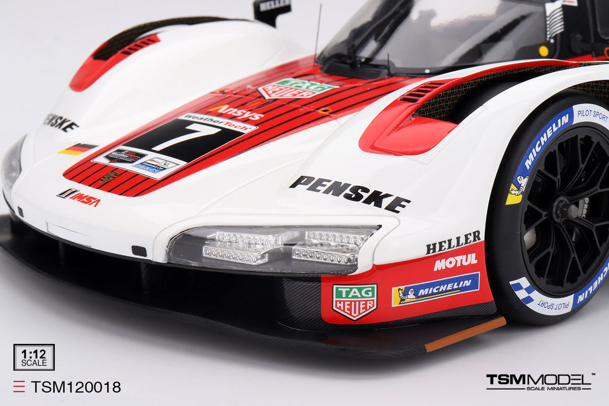 STM Diecast Topspeed Porsche 963 #7 Penske Motorsport IMSA 2024 Daytona 24Hrs Winner Red 1:12 -...