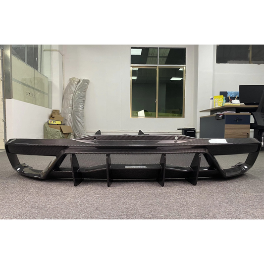 Bull Boost Performance AD Style Dry Carbon Fiber Rear Diffuser for Chevrolet Corvette C8 - View 2