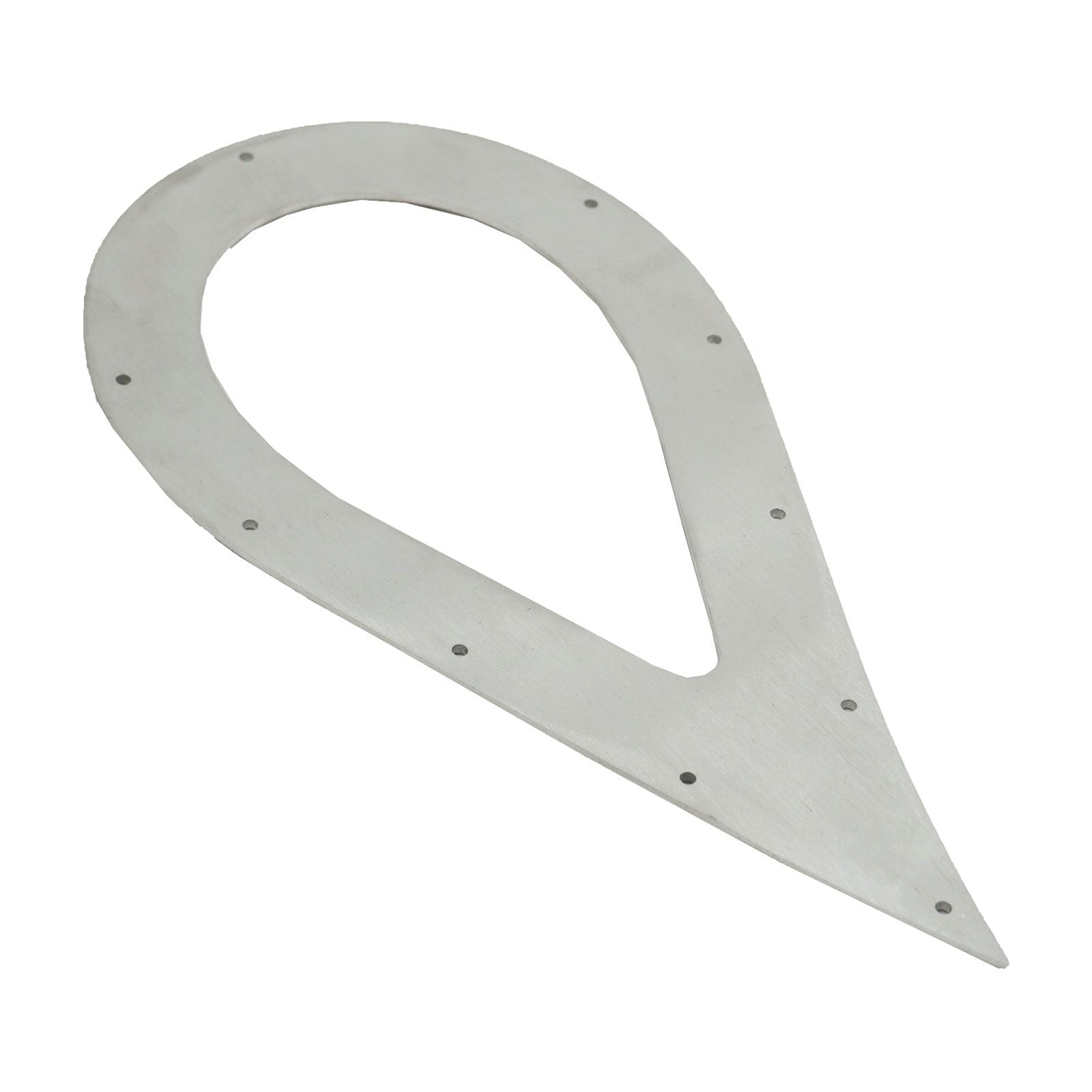 BBP 3" Stainless Steel Teardrop Exhaust Tip Trim Plate