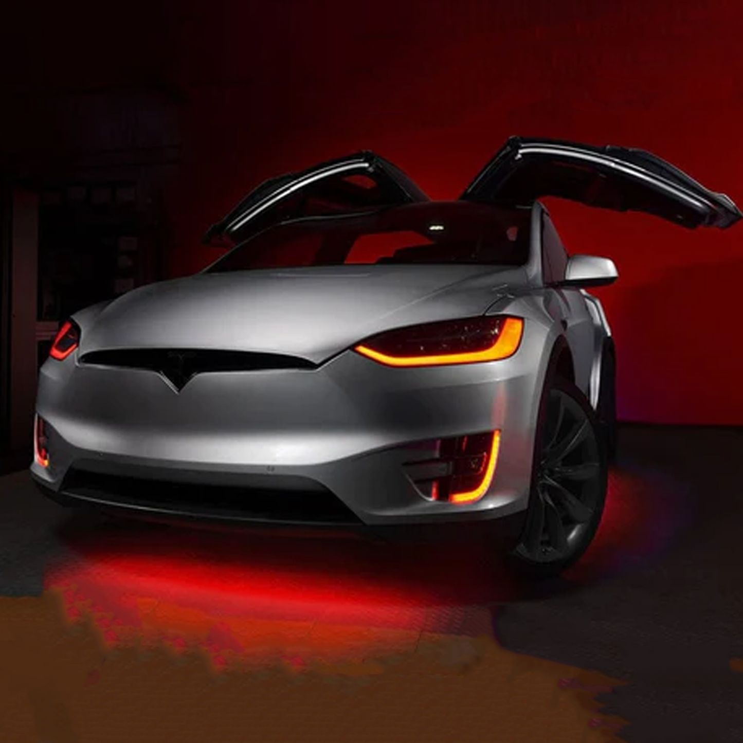 Tesla Model X Multicolor Flow DRL Boards (2016-2021)