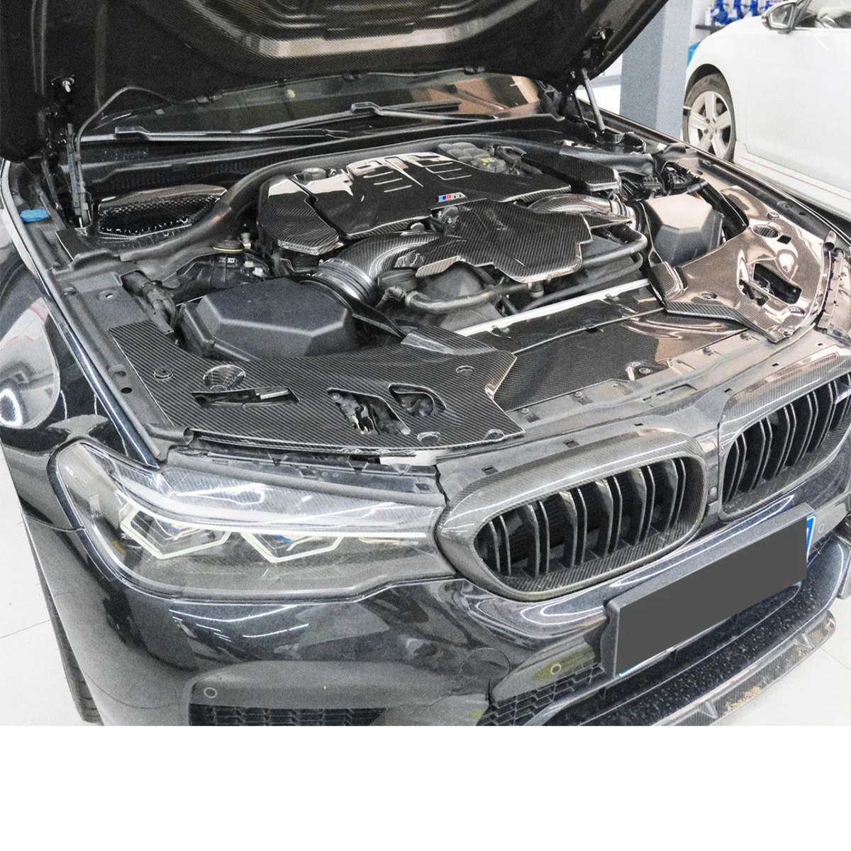 Bull Boost Performance Carbon Fiber Complete Engine Bay Kit for BMW F90 M5 F91 F92 F93 M8 G30 5...