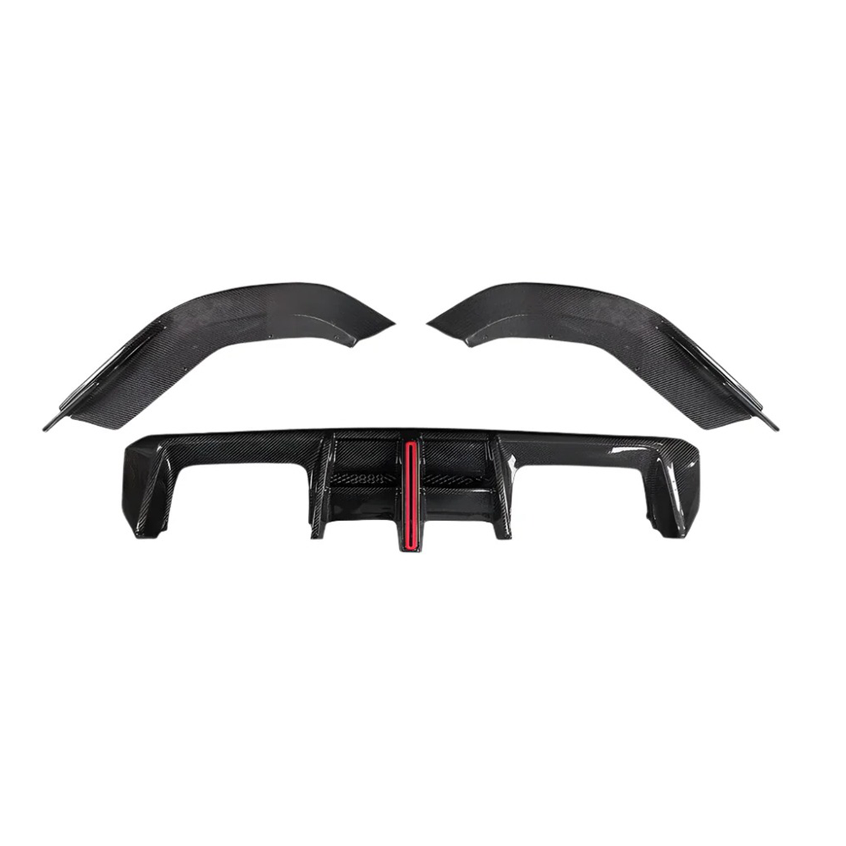 Bull Boost Performance Carbon Fiber Rear Diffuser Brake Light V1 for BMW G80 M3 G82 G83 M4 - View 4