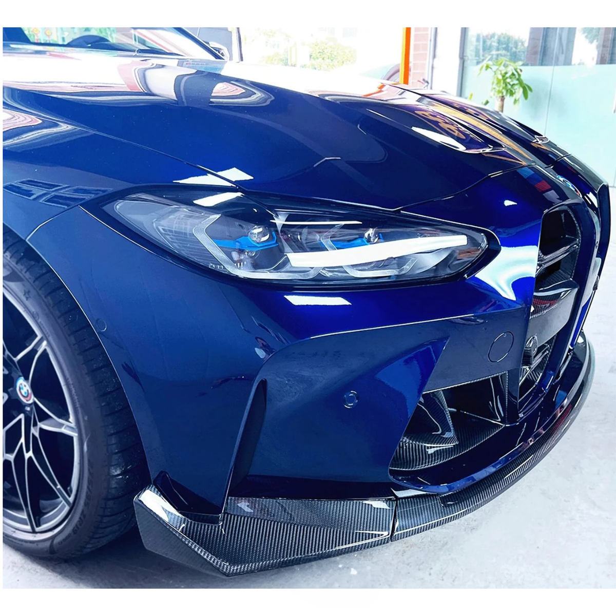 Bull Boost Performance Dry Carbon Fiber CSL Style Front Lip for BMW G80 M3 G82 G83 M4 - View 5