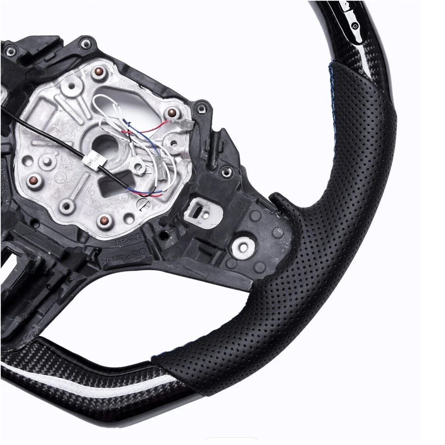 Carbon Fiber Steering Wheel w/ LED Display (Heated) for BMW G20 G80 G82 G83 3 Series M3 M4