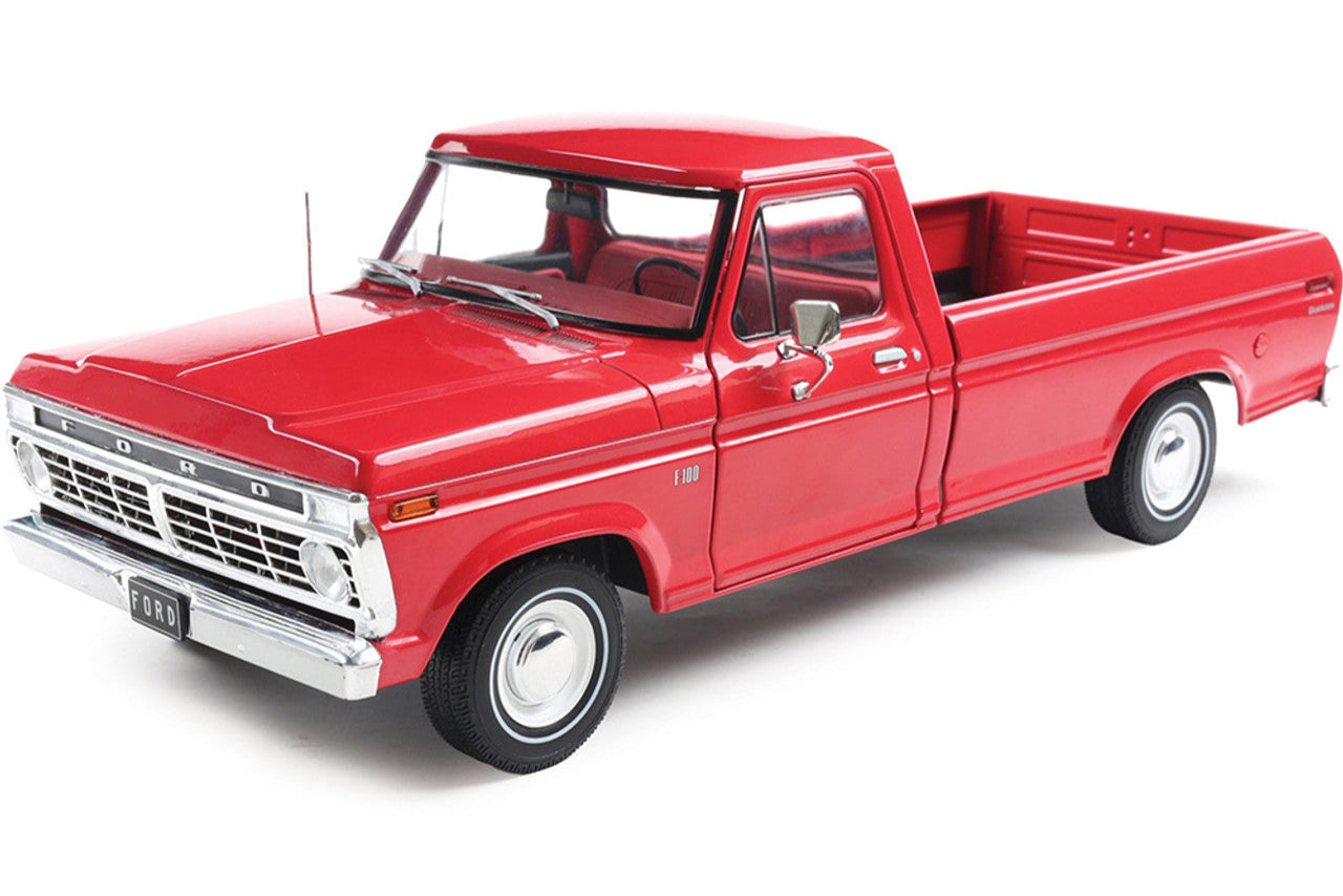 Ixo 1974 Ford F-100 Pickup Truck Candy Apple Red 1:18
