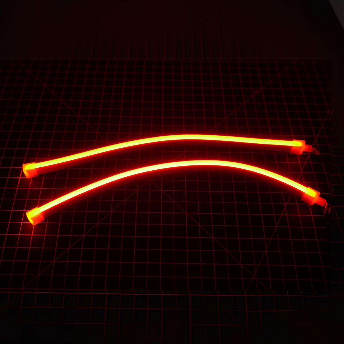 RGB Halo Kits Universal Side Emitting Flexible DRL Diffused Strips | Multicolor - View 5