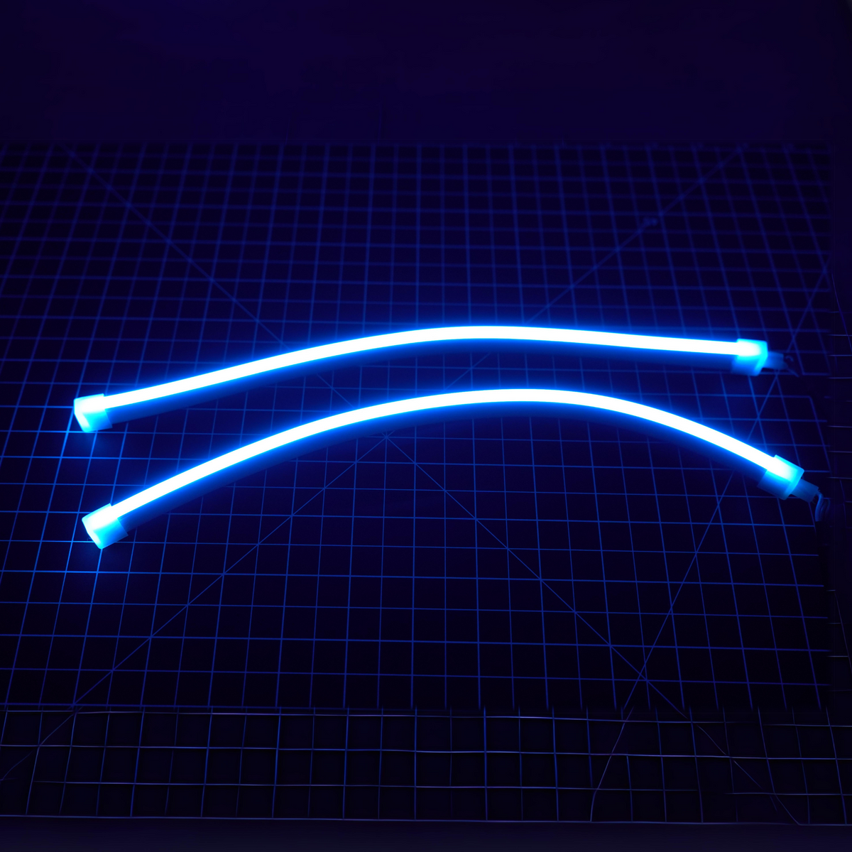 RGB Halo Kits Universal Side Emitting Flexible DRL Diffused Strips | Multicolor - View 7