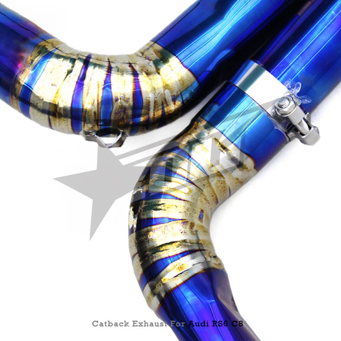 Titanium Valved Catback Exhaust System for Audi Q8 Q8 2.0T 3.0T