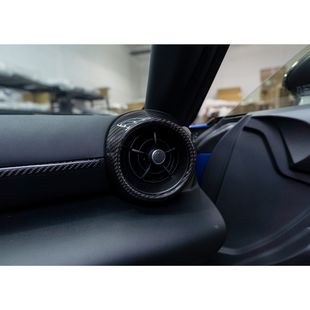 JDMuscle 22+ BRZ/GR86 Tanso Pre-preg Carbon Fiber Passenger Dash Trim Cover